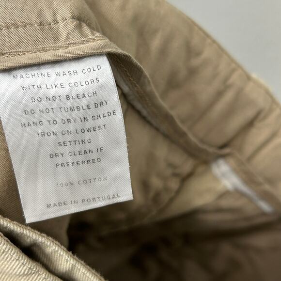 AYR The Pal Pleated Twill Pants Men’s 33x32 Khaki Relaxed Fit Straight Leg - Picture 11 of 12